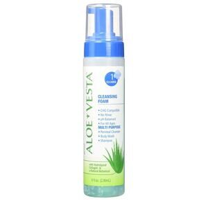 Aloe Vesta Cleansing Foam Perineal Cleanser No Rinse 8oz Body Shampoo Cleanse